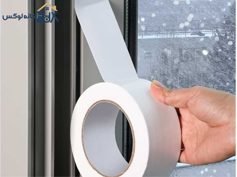  نوار و فوم عایق بندی درزها و پرده های ضخیم در خانه