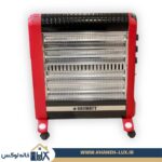 بخاری برقی بروات مدل فن دار قرمز