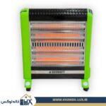 بخاری برقی بروات مدل فن دار سبز