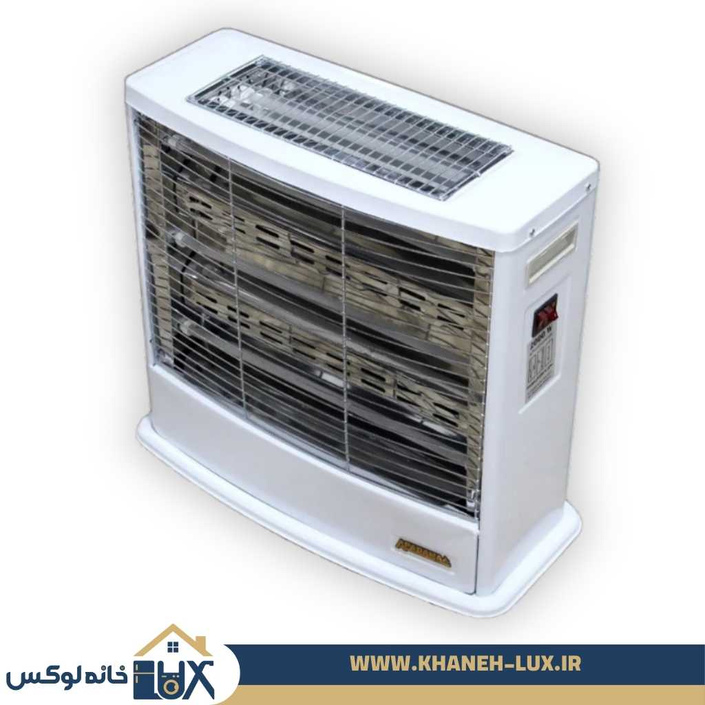 بخاری برقی آپادانا مدل فن دار5المنت سفید