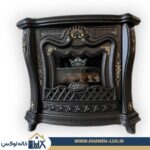 بخاری گازی شومینه ای جنرال 36000 طرح درسا مشکی