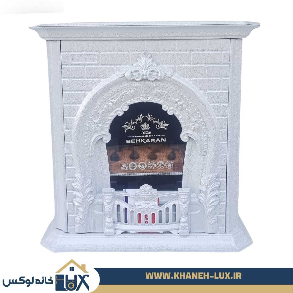 شومینه گازی 24000 اطلس جواهر سفید