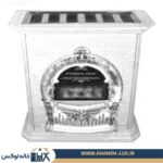 بخاری گازی شومینه ای جنرال 30000 طرح درسا سفید