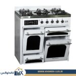 اجاق صفحه استیل رویه چدن بوشیه چهار درب مارک استیلا مهساران