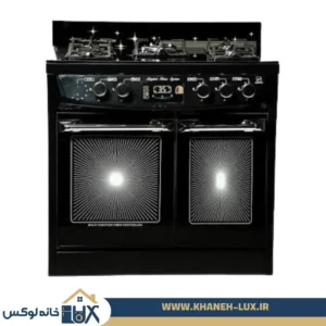 اجاق صفحه استیل رویه چدن بوشیه چهار درب مارک استیلا مهساران