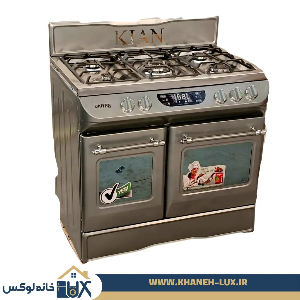اجاق صفحه لعابی 2 درب برند کیان